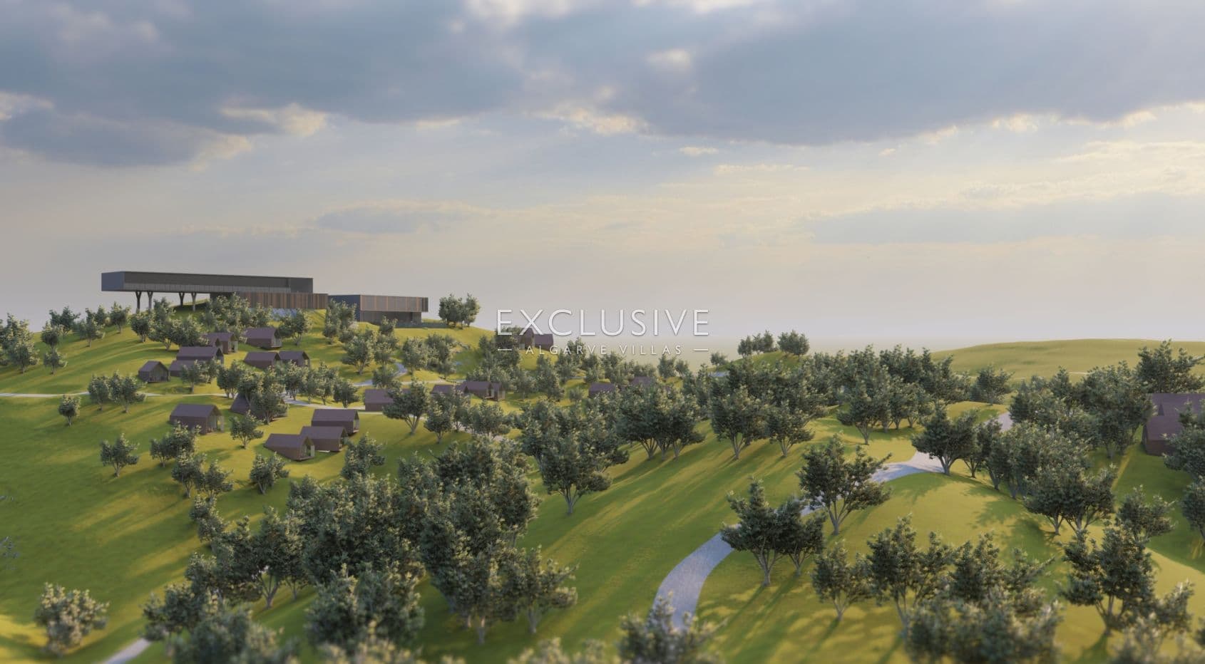 Grundstück mit 89 ha für Ferienanlage in der Nähe von Messines - Blick auf Wasser und Berge!