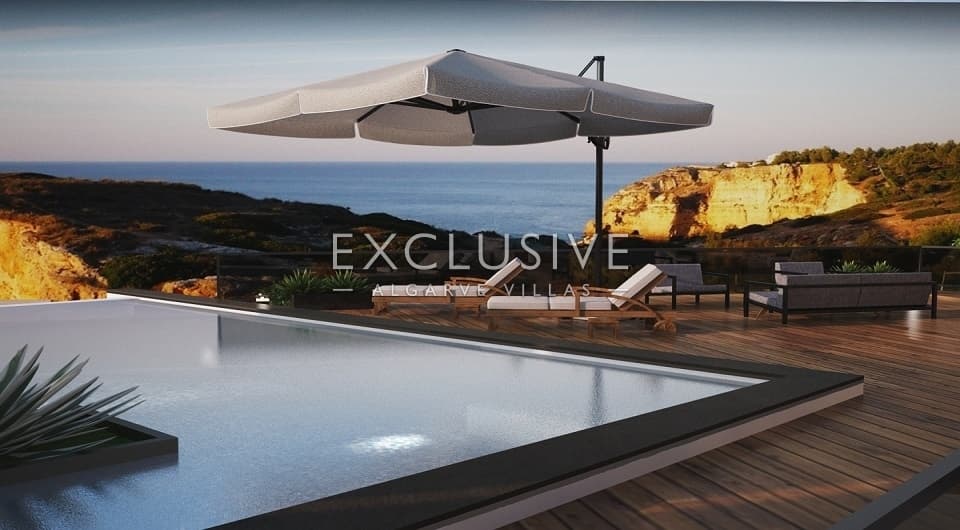 VENDU - Fantastique projet clés en main pour une villa de 4 chambres avec vue sur mer à Carvoeiro