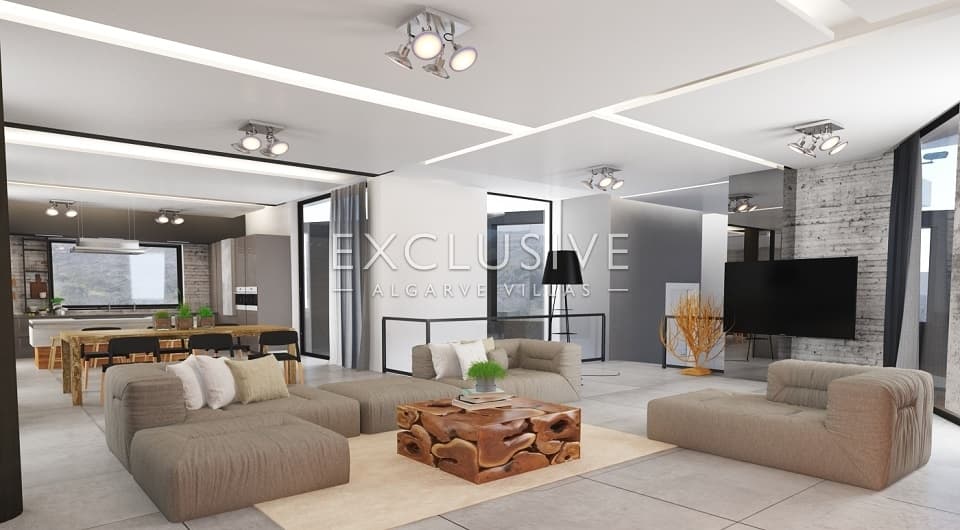 VENDU - Fantastique projet clés en main pour une villa de 4 chambres avec vue sur mer à Carvoeiro