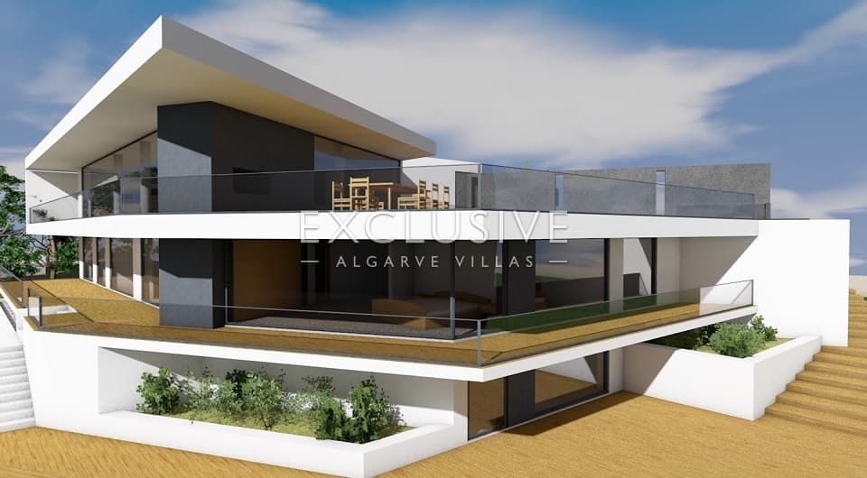 VENDU - Fantastique projet clés en main pour une villa de 4 chambres avec vue sur mer à Carvoeiro