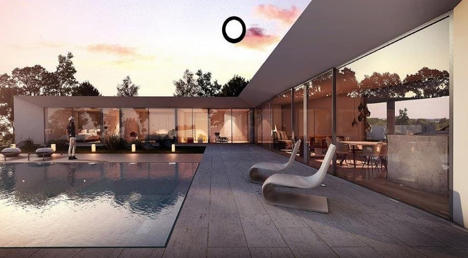 Building plot with beautiful sea and estuary views to Alvor near Palmares golf, Lagos
