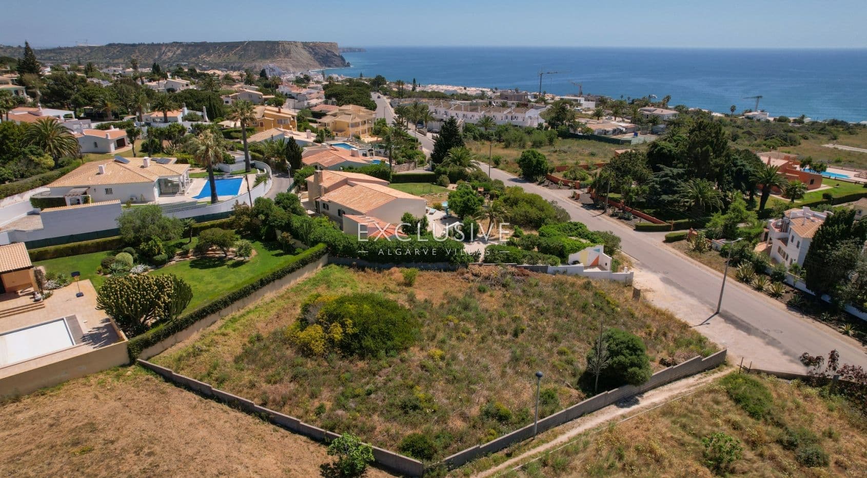 Fantastic Plot of Land in Luz for large villa with sea views Algarve-1