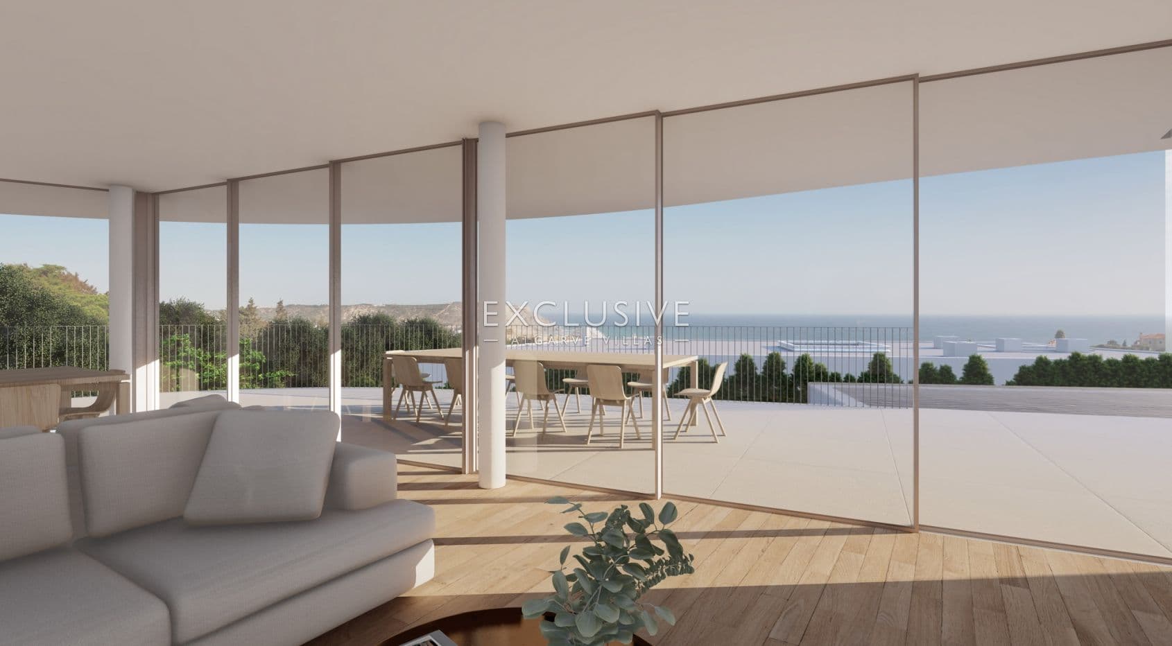 Außerplanmäßige luxuriöse zeitgenössische Villa mit Meerblick in Praia da Luz-1