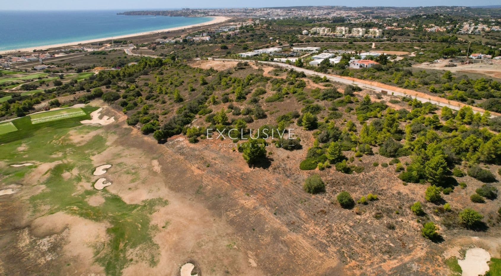 Wunderschönes Baugrundstück mit Meerblick am Palmares Golfplatz, Lagos, Algarve