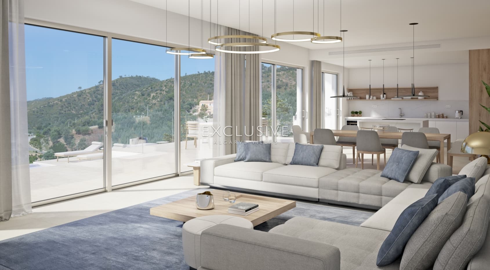 New luxurious villa, with elevator and seaviews in Caldas de Monchique, Algarve