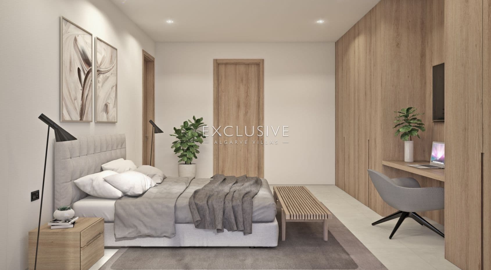 New luxurious villa, with elevator and seaviews in Caldas de Monchique, Algarve