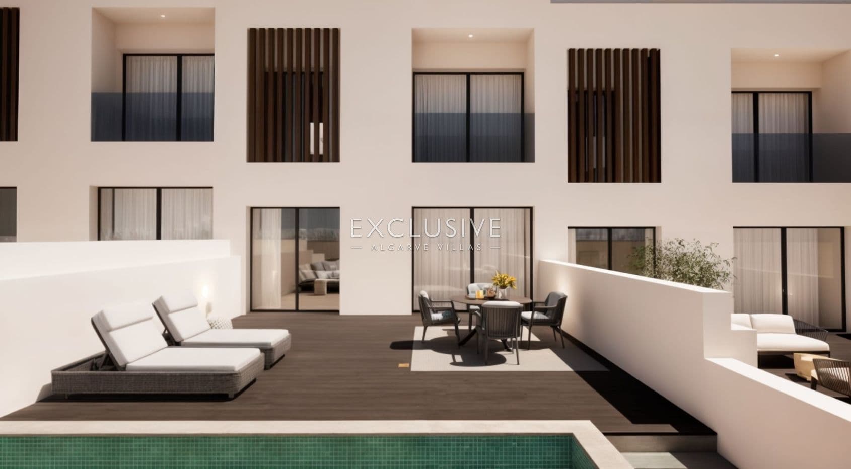Modern townhouses in Ferragudo, Algarve 3 bedroom + office