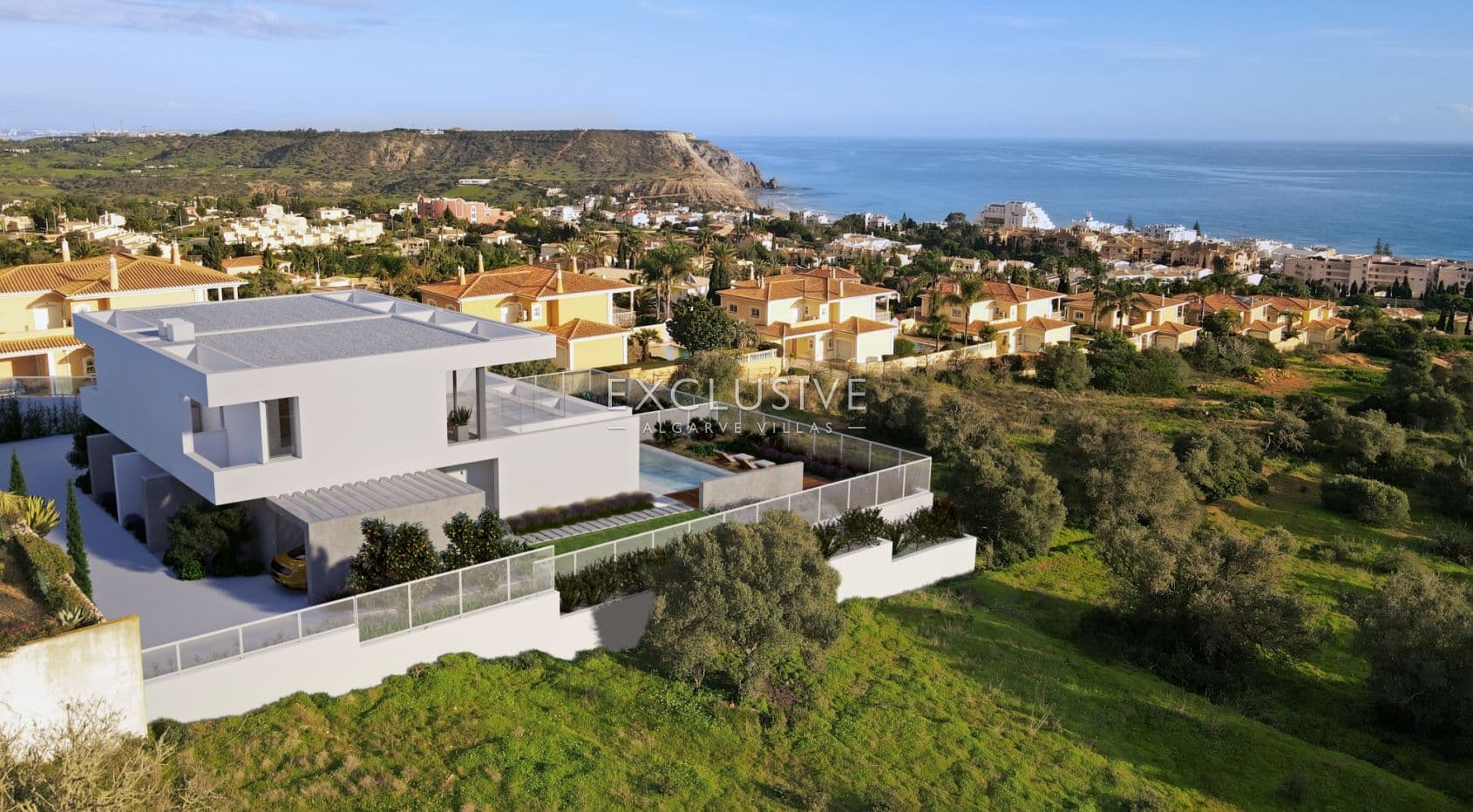 12 Exclusive Semi-Detached Villas with Sea Views in Praia da Luz - Lagos, Algarve