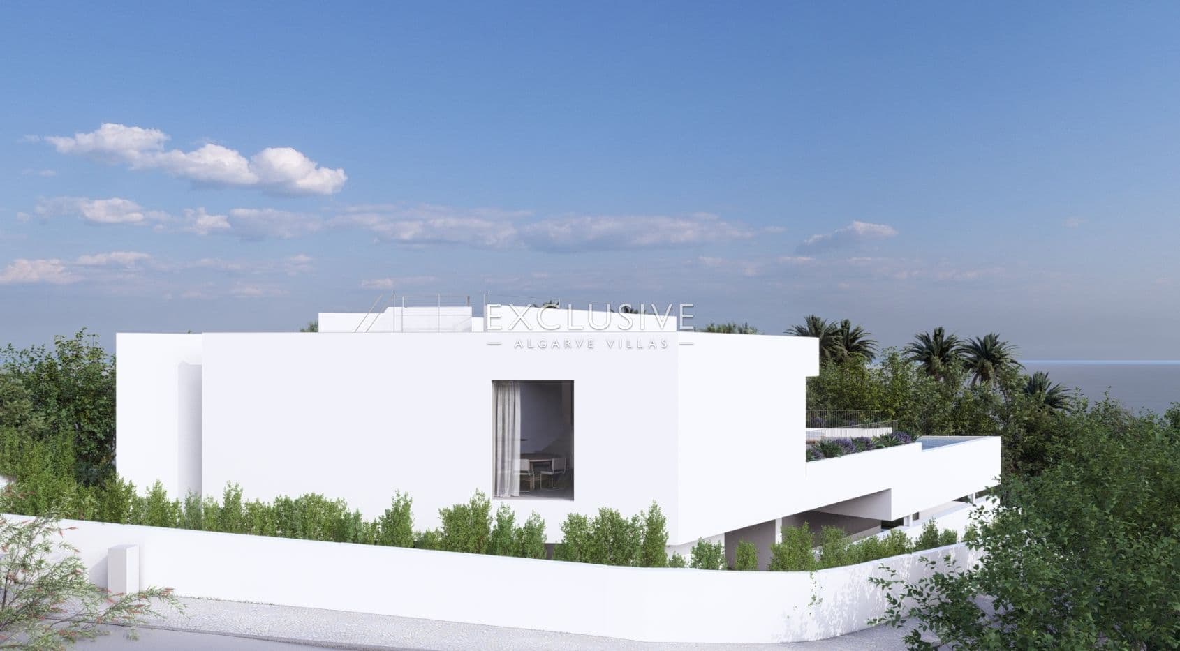 Building plot with approved project by renowned architect close to centre of Luz, Algarve