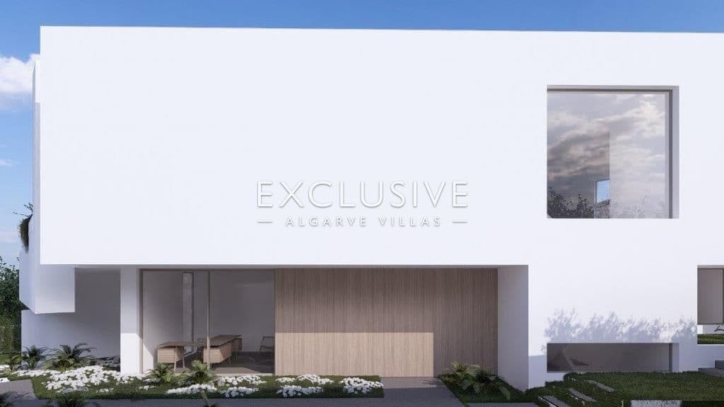 Building plot with approved project by renowned architect close to centre of Luz, Algarve