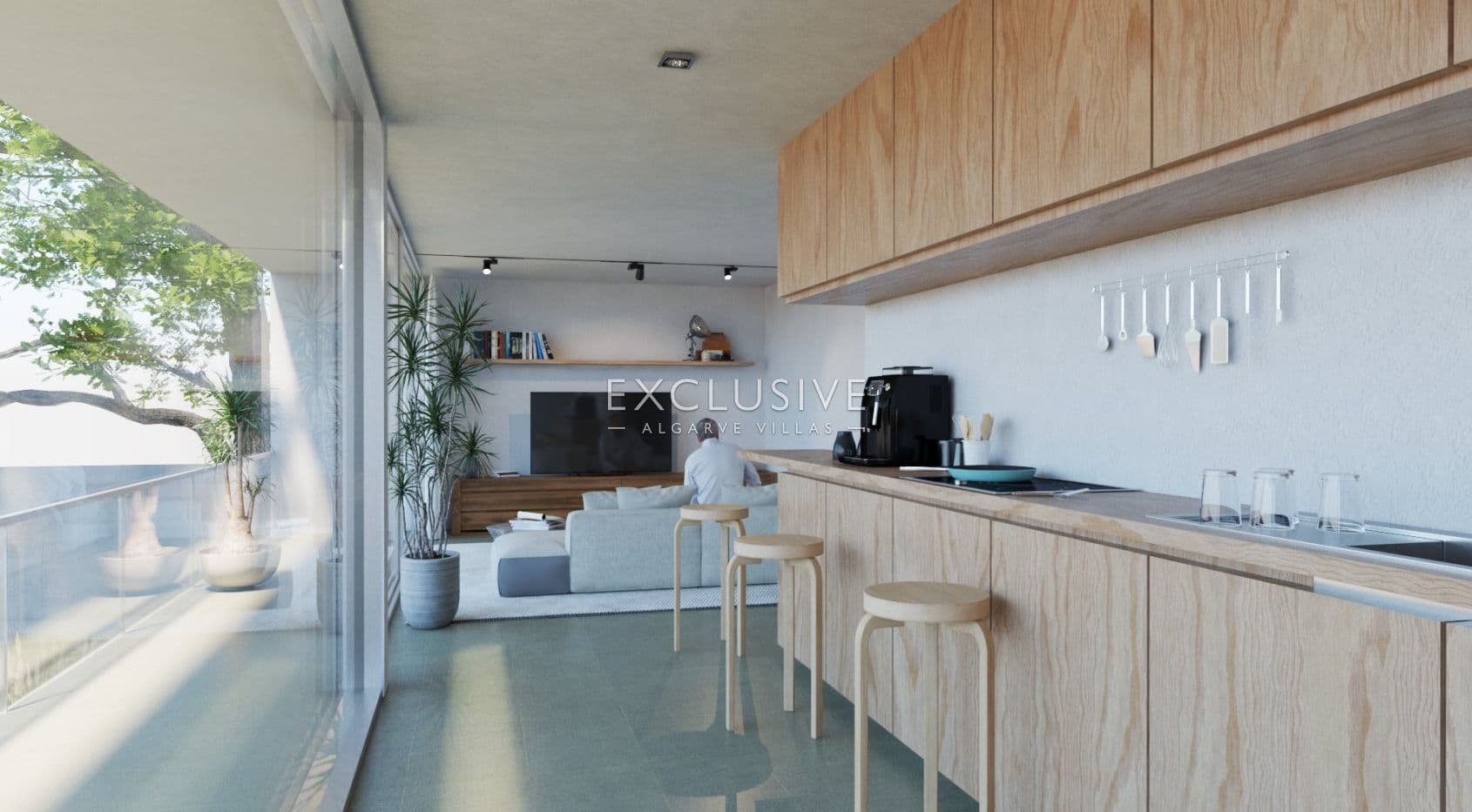 Eigentijdse villa met zeezicht in Porto de Mós, Lagos (Algarve)