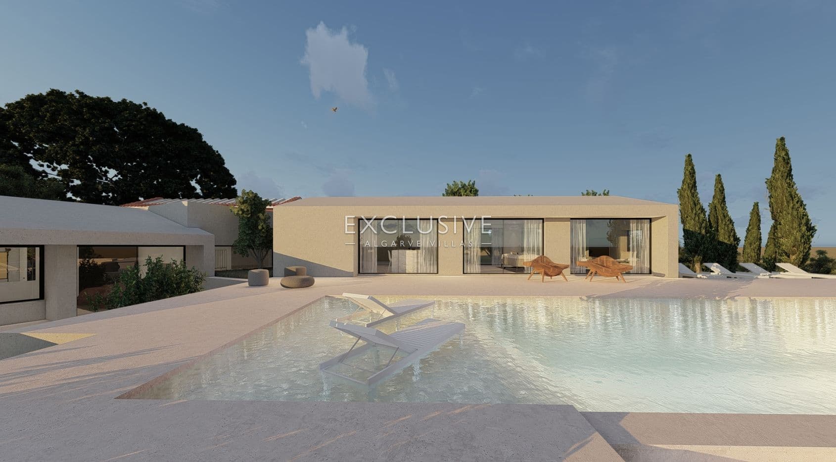 Large plot for construction with approved project, Lagoa, Algarve