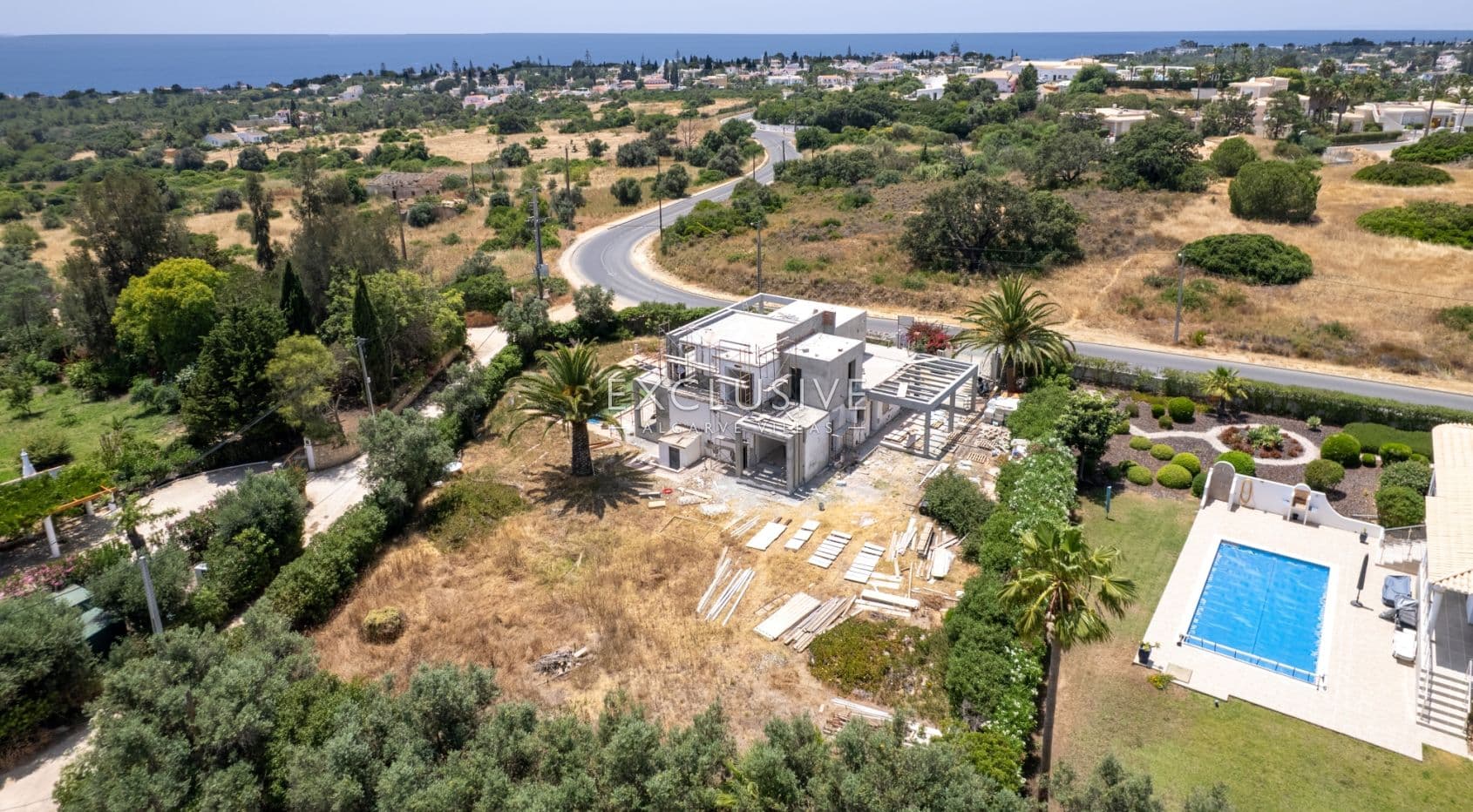 near Carvoeiro Alfanzina lighthouse renovated 4 bedroom ocean view villa with private pool