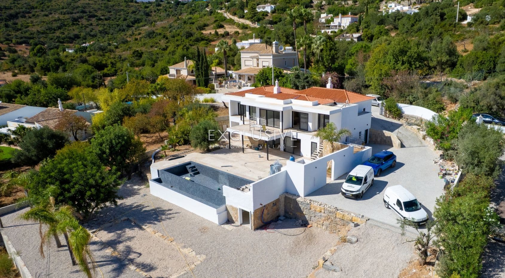 Villa Sta Barbara de Nexe, umgebaut mit fantastischem Küstenblick über die Algarve