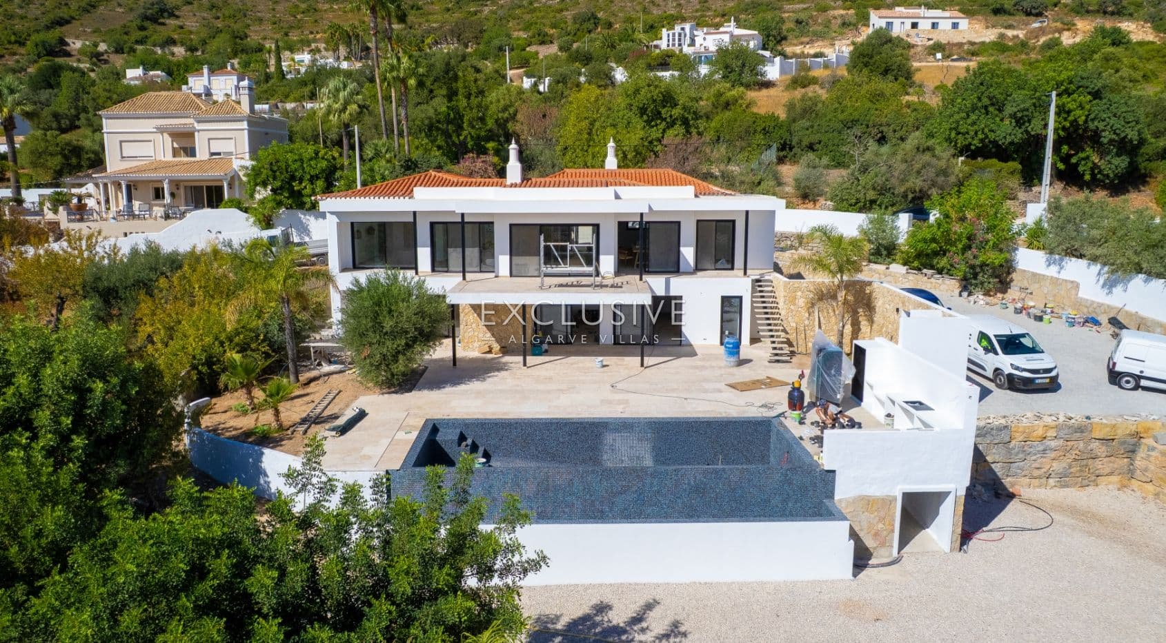 Villa Sta Barbara de Nexe, umgebaut mit fantastischem Küstenblick über die Algarve