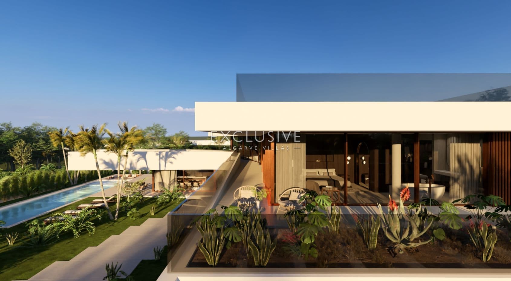 Villa on the beach - 7 bedrooms two swimming pools, spa and elevator, Albufeira, Algarve