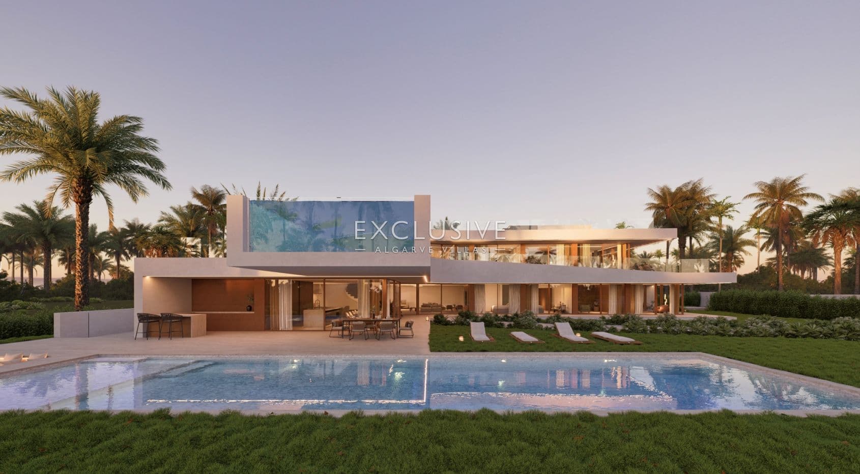 Villa on the beach - 7 bedrooms two swimming pools, spa and elevator, Albufeira, Algarve