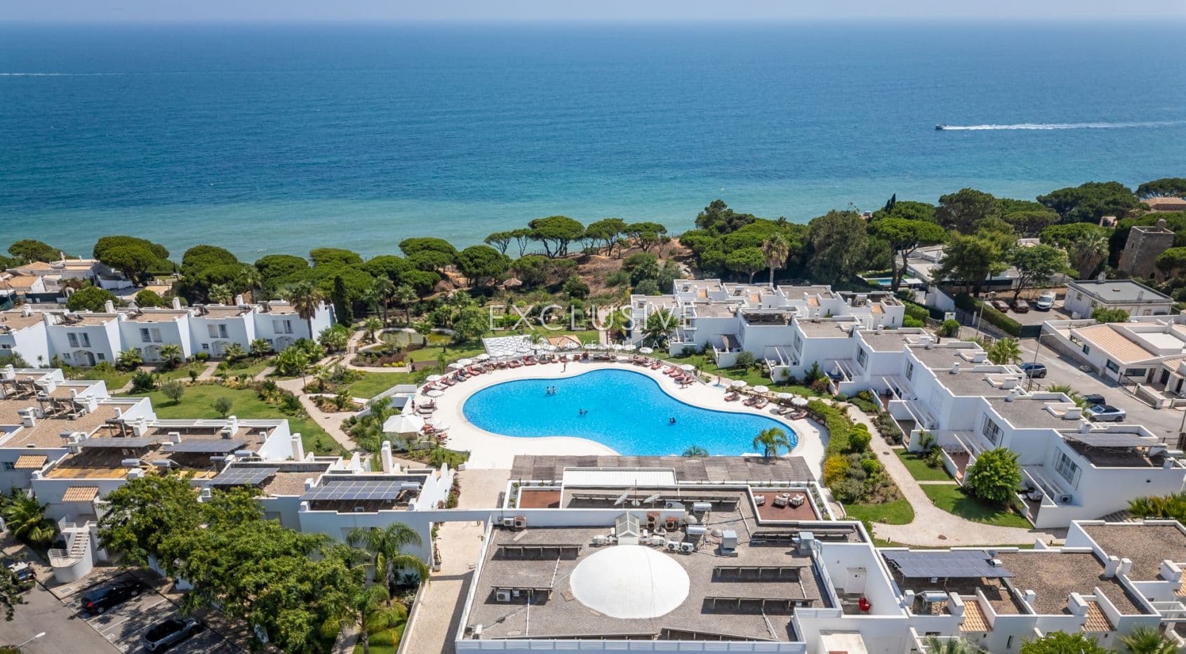 Touristisches Stadthaus in Albufeira mit Meerblick und Resort-Einrichtungen-1