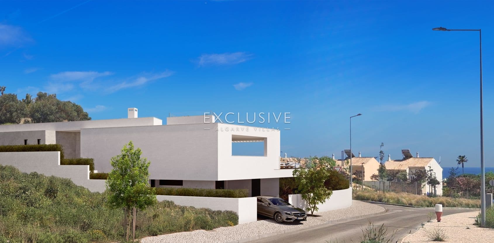 Hoogwaardige moderne villa met uitzicht op zee, op loopafstand van het strand, in Lagos