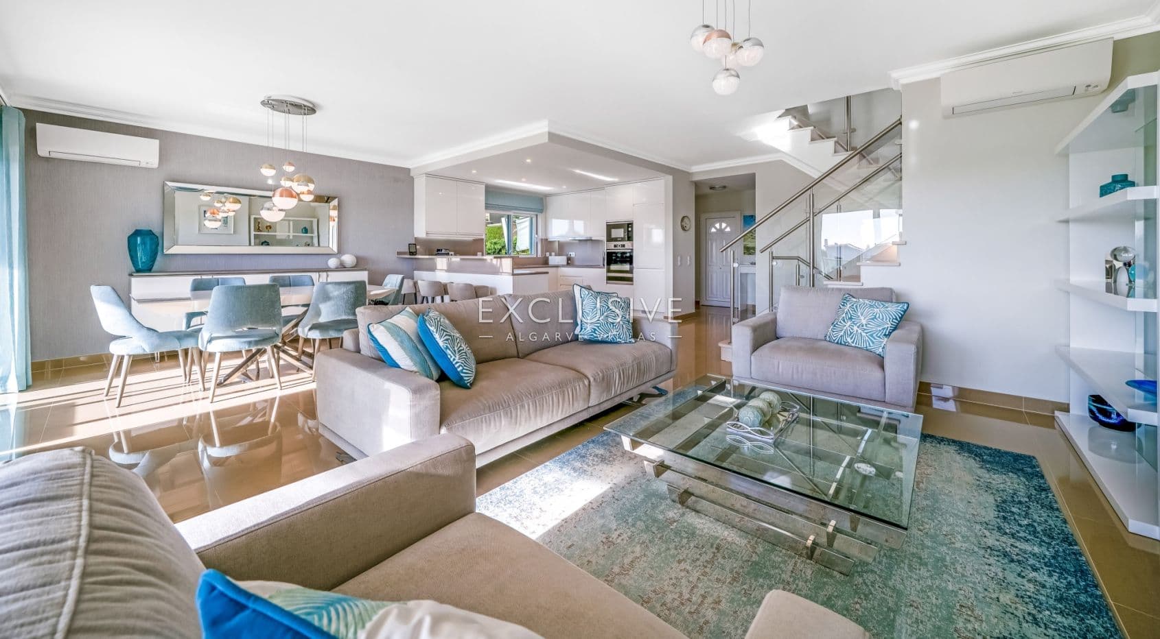 Villa de golf en première ligne avec vue sur la mer à Boavista, Lagos