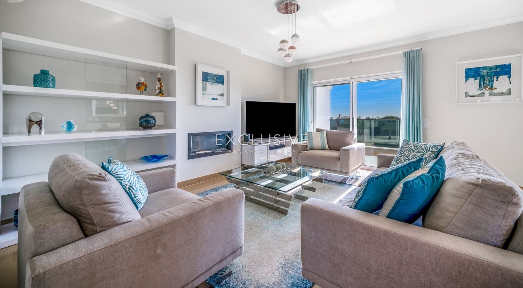 Villa de golf en première ligne avec vue sur la mer à Boavista, Lagos