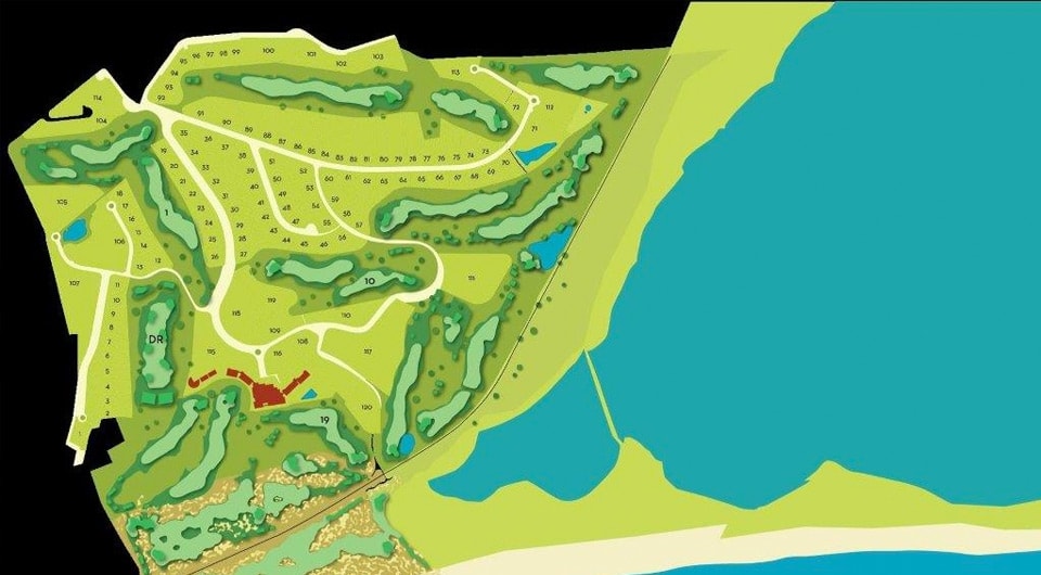 Terrain dans un emplacement de luxe au Golf à Lagos