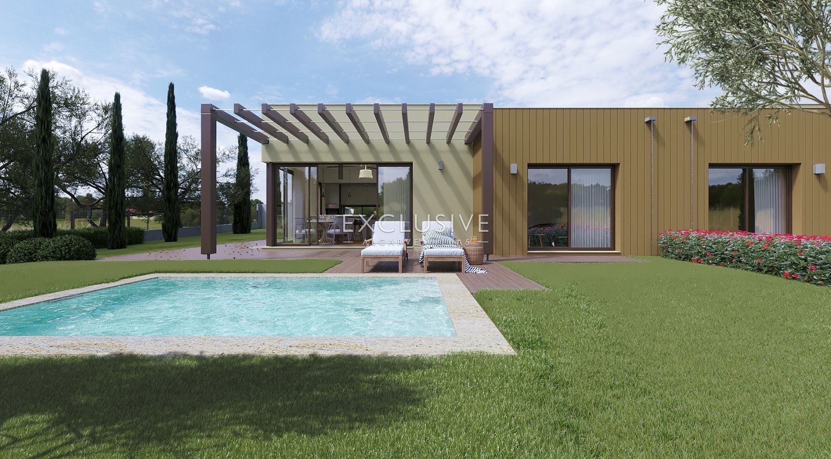 Maison de ville moderne 2 chambres à coucher avec piscine Golf Resort, Silves, Algarve