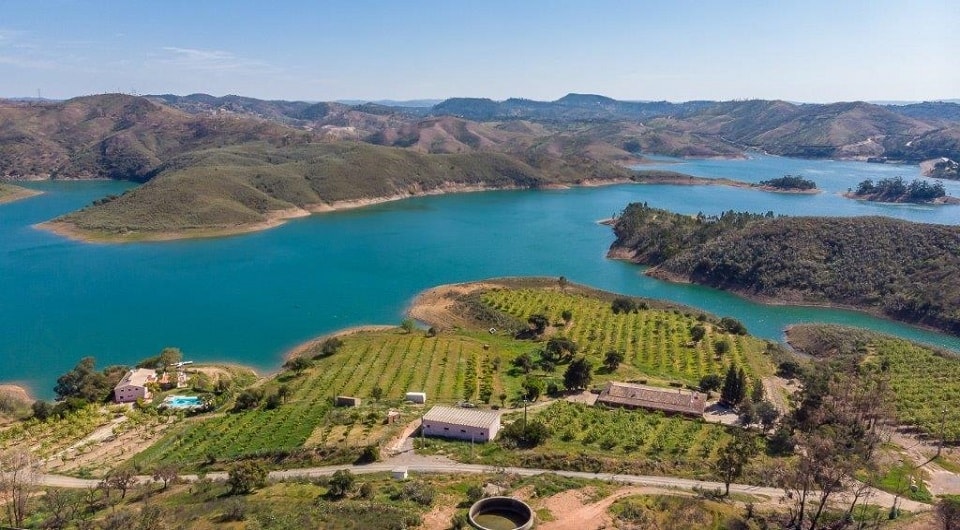 Erste linien See blick villa mit Gästehaus für den in Silves Algarve