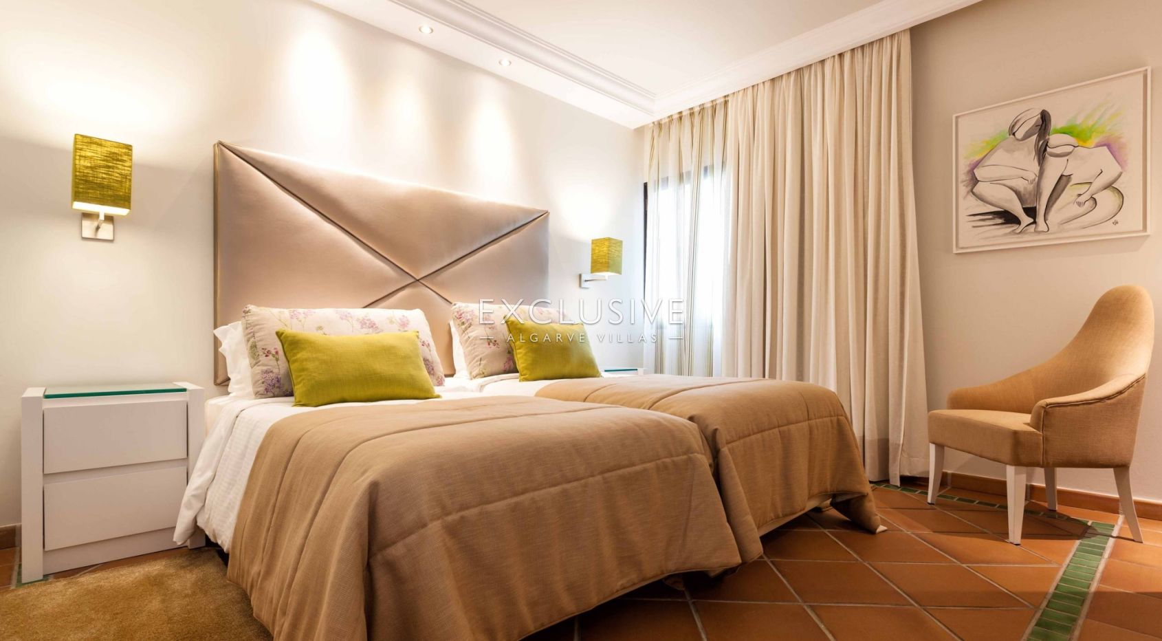 Appartements de 3 chambres dans un complexe de golf, à distance de marche de la plage, à Al