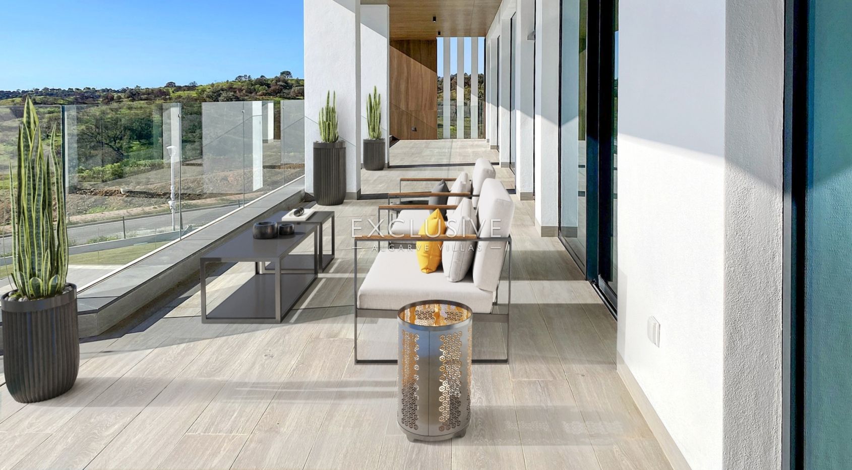 Luxe eigentijdse designvilla in golfresort in Oost-Algarve