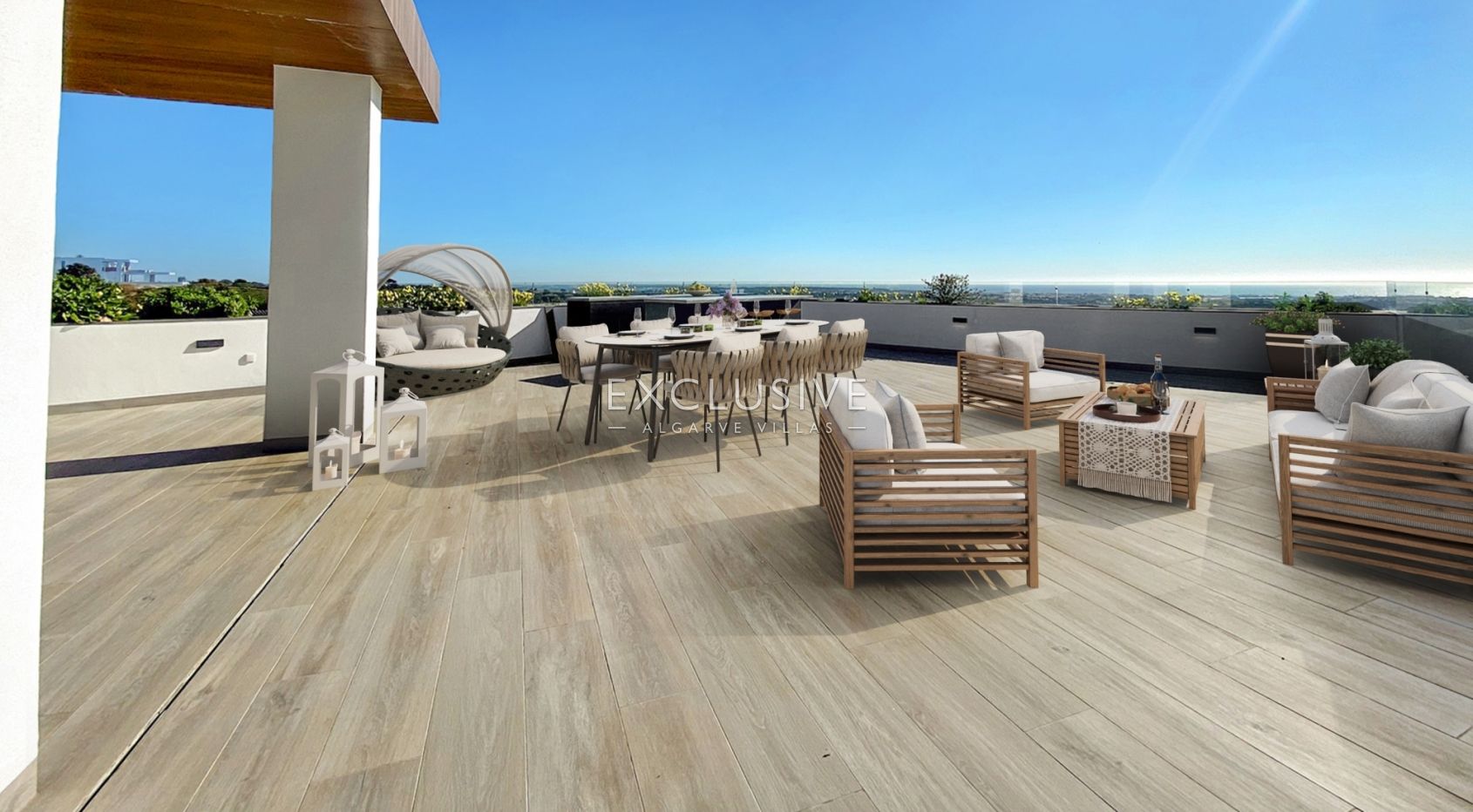 Luxe eigentijdse designvilla in golfresort in Oost-Algarve