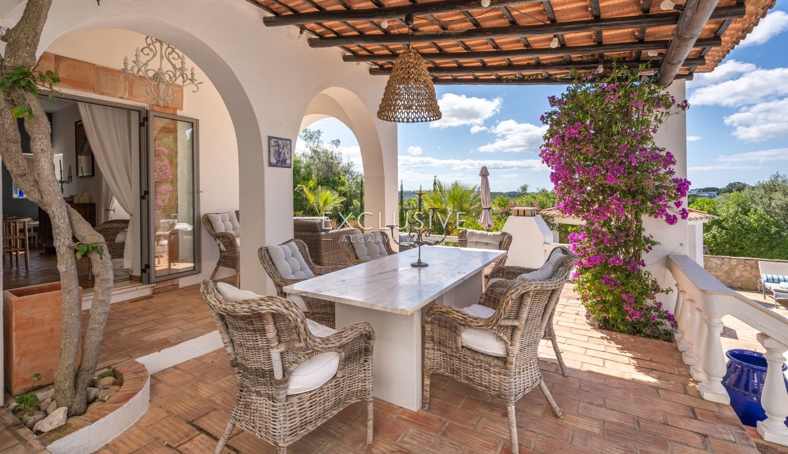 Villa rustique chic avec piscine et court de tennis près de Lagos