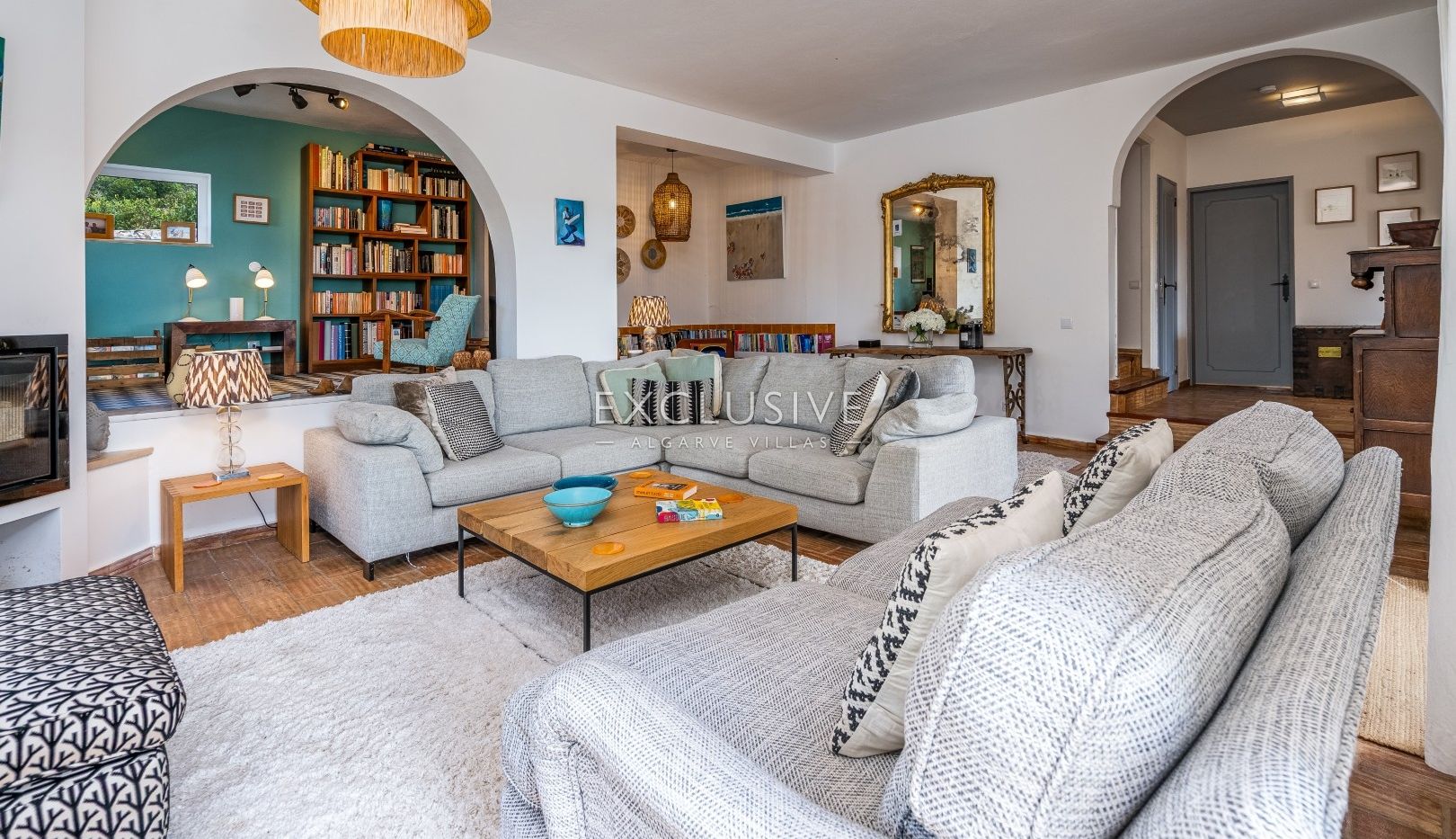 Villa rustique chic avec piscine et court de tennis près de Lagos