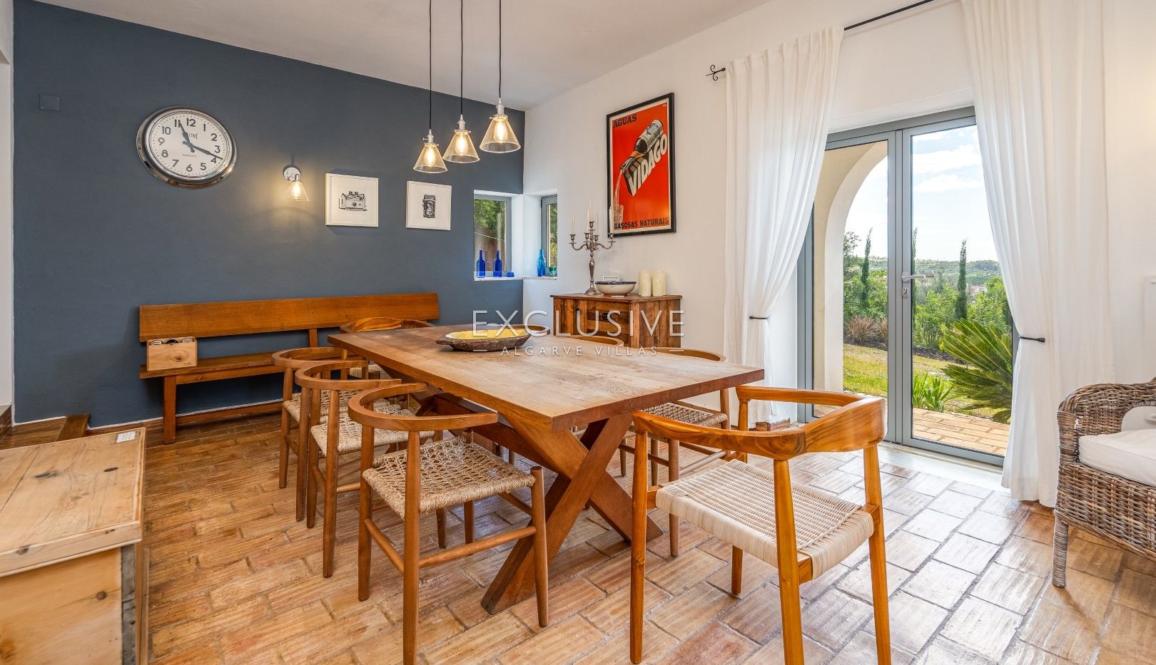 Villa rustique chic avec piscine et court de tennis près de Lagos