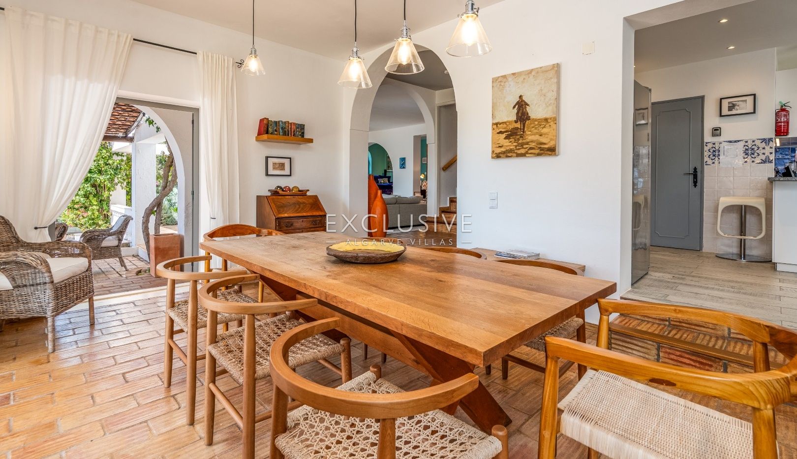 Villa rustique chic avec piscine et court de tennis près de Lagos