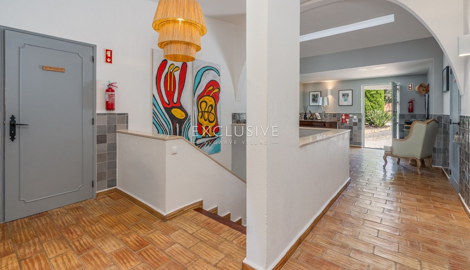 Villa rustique chic avec piscine et court de tennis près de Lagos