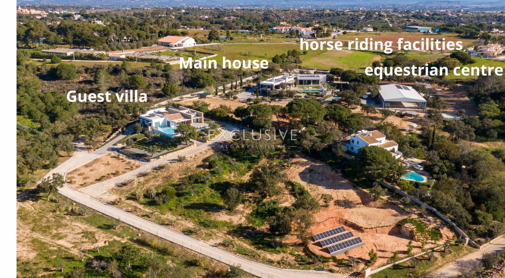 Package deal of 2 contemporary villas with equestrian centre in Central Algarve-Portugal