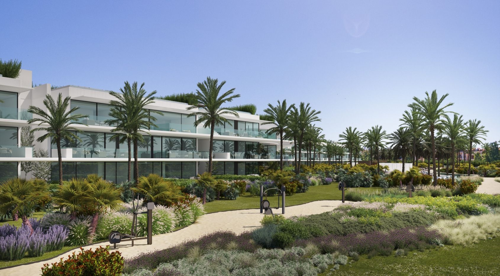 3 slaapkamer luxe eigentijds appartement in Vilamoura uitzicht op de golf