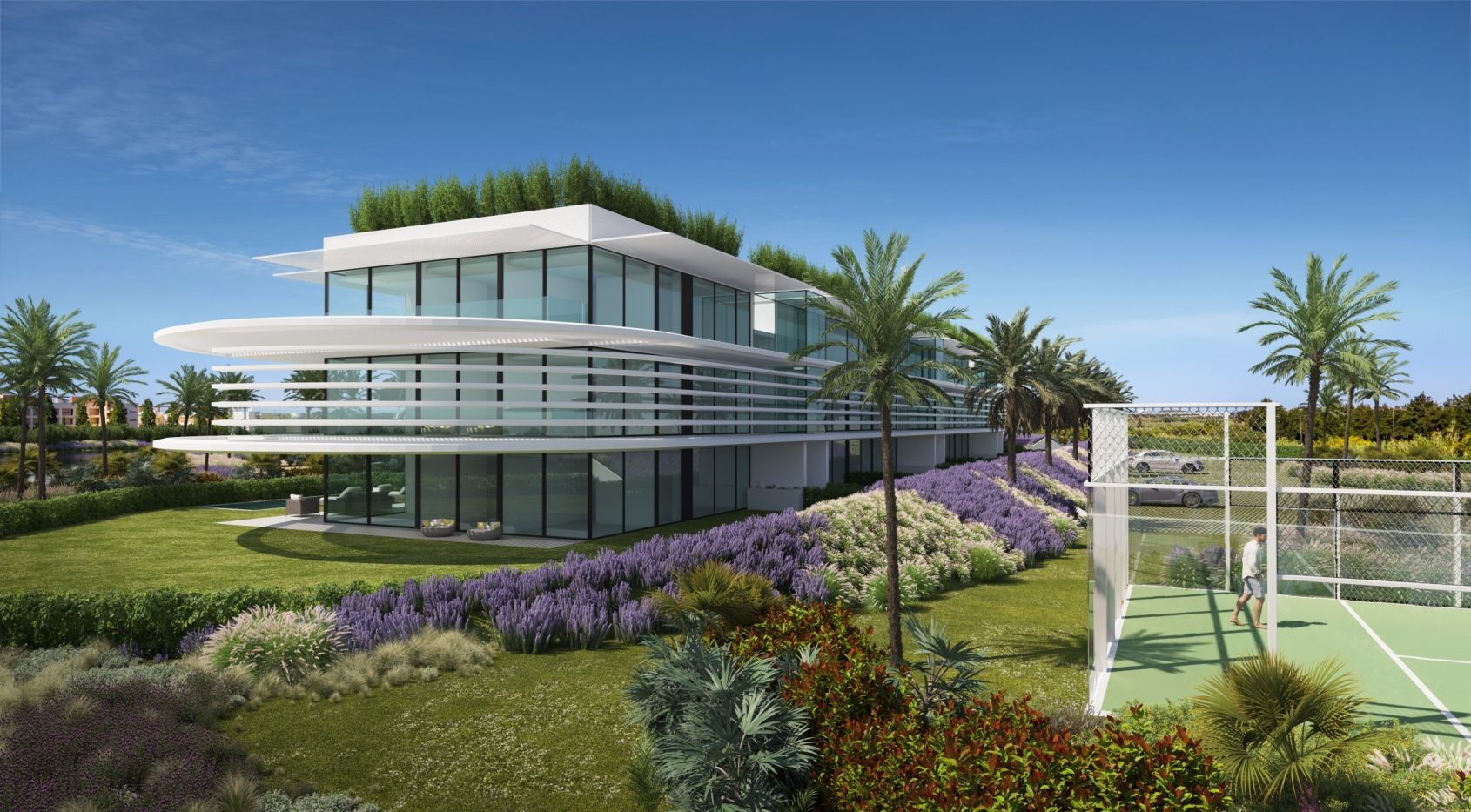 3 slaapkamer luxe eigentijds appartement in Vilamoura uitzicht op de golf