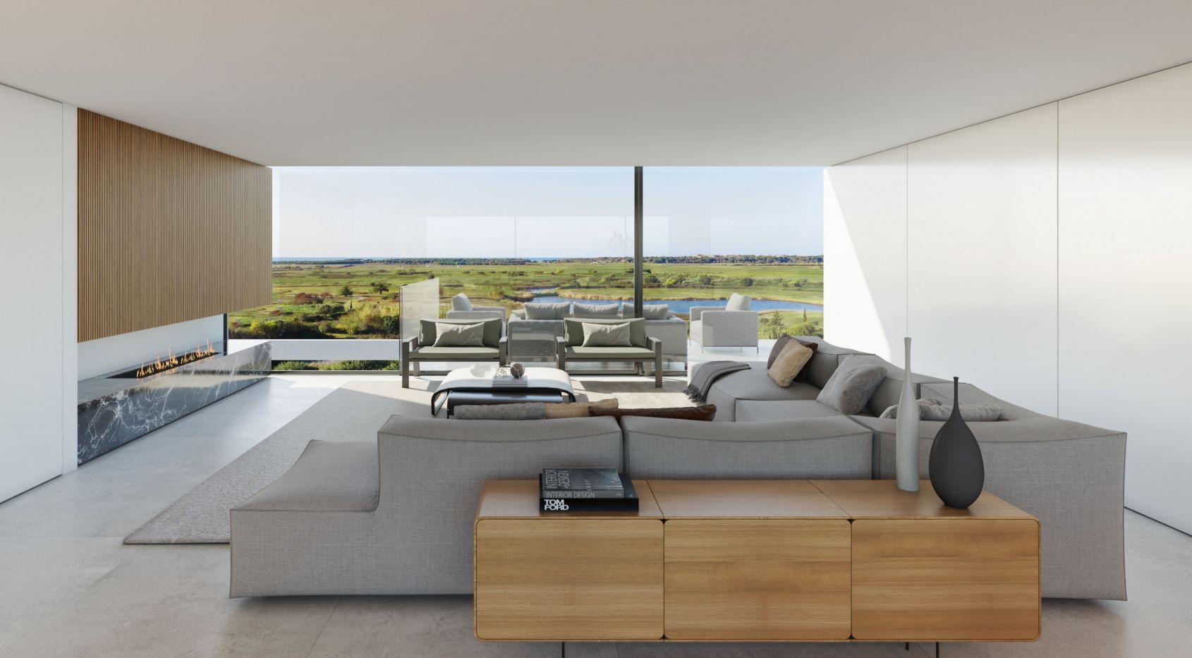 3 slaapkamer luxe eigentijds appartement in Vilamoura uitzicht op de golf