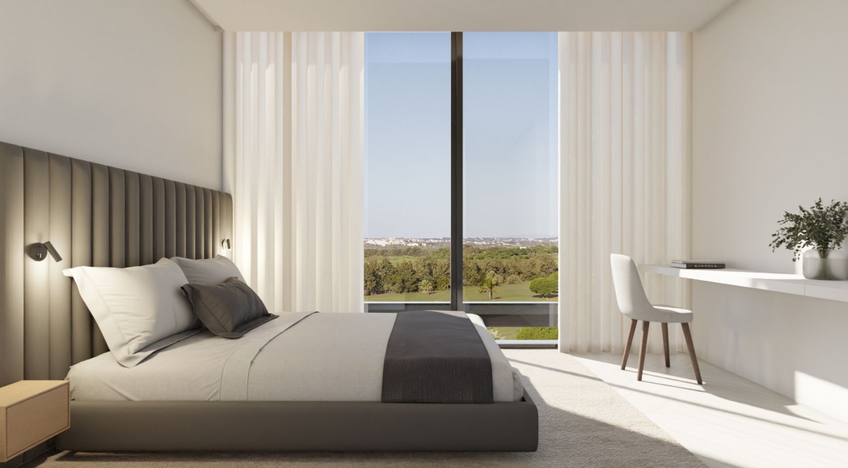 3 slaapkamer luxe eigentijds appartement in Vilamoura uitzicht op de golf