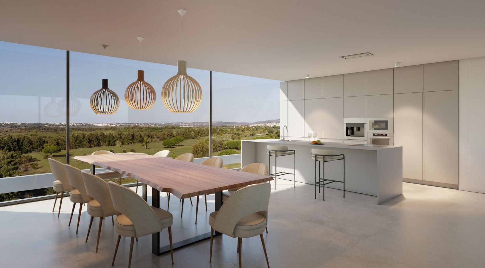3 slaapkamer luxe eigentijds appartement in Vilamoura uitzicht op de golf