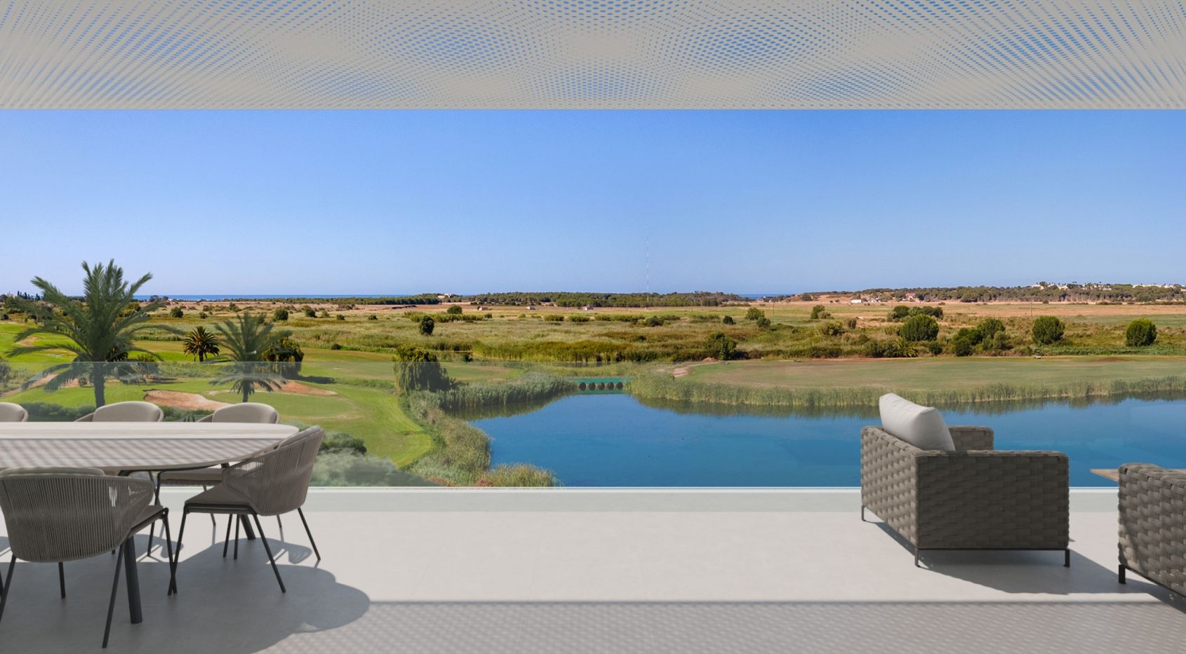 3 slaapkamer luxe eigentijds appartement in Vilamoura uitzicht op de golf