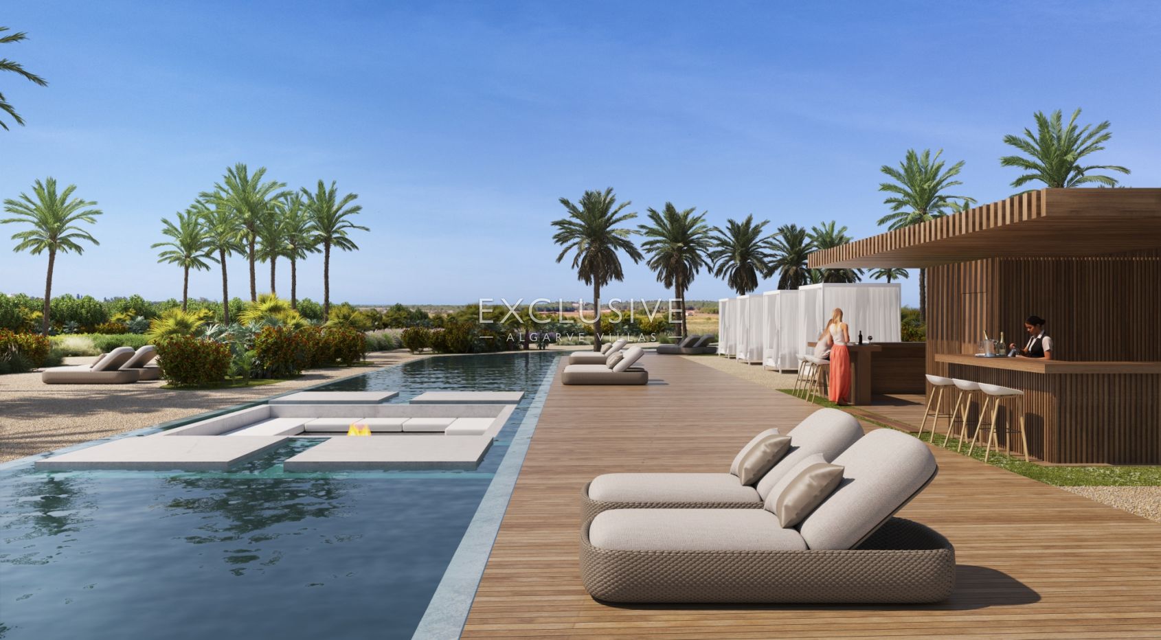 3 slaapkamer luxe eigentijds appartement in Vilamoura uitzicht op de golf