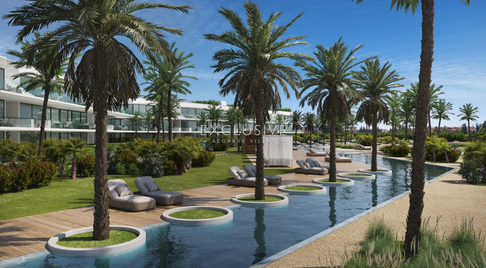 3 slaapkamer luxe eigentijds appartement in Vilamoura uitzicht op de golf