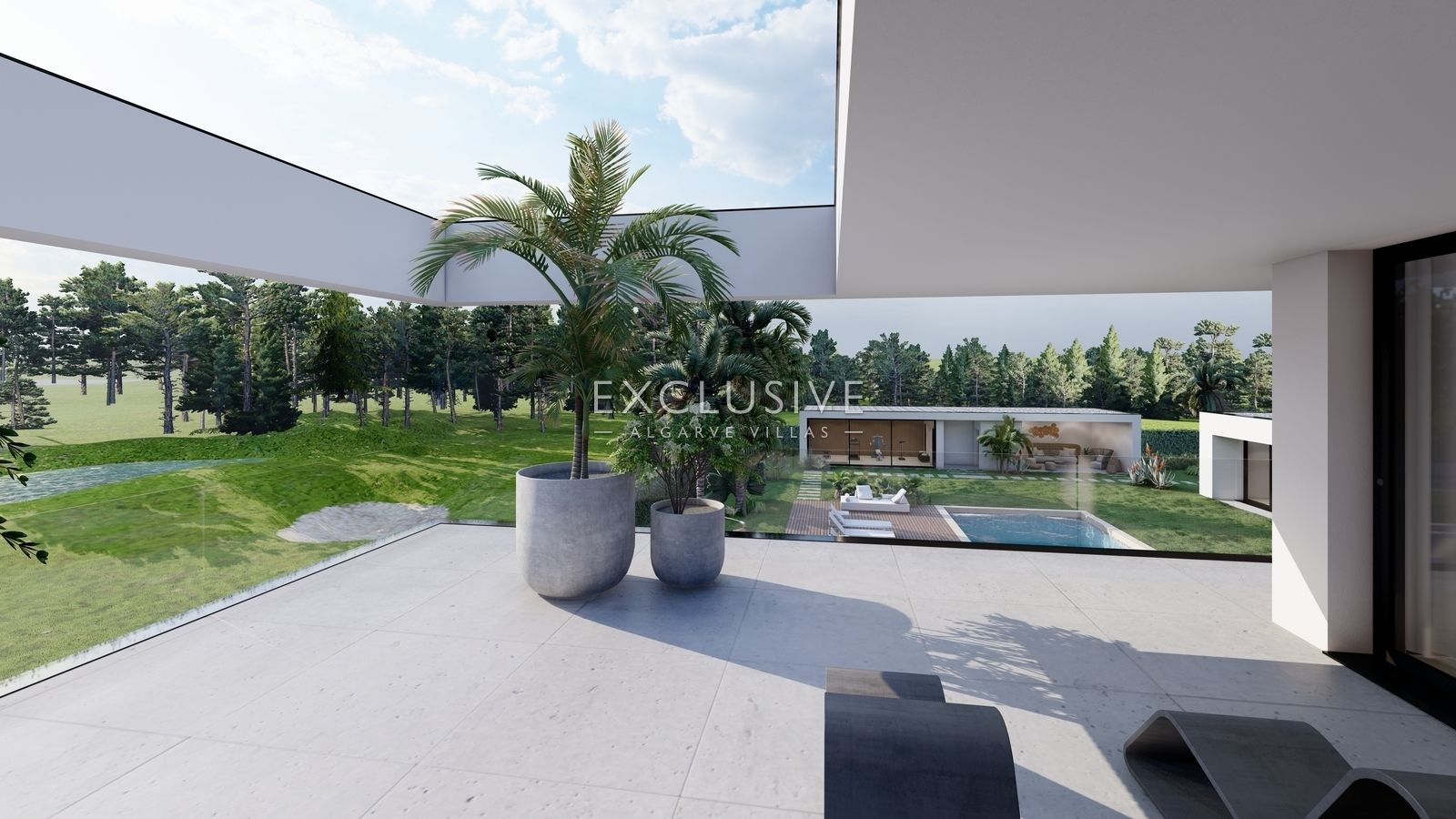 Zeitgenössische luxusvilla, 5 schlafzimmer, 1st line golf resort Penina, Algarve