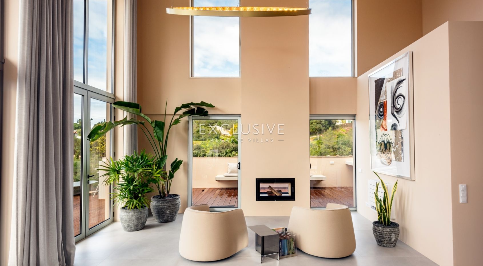 Moderne designvilla kopen met uitzicht op zee op loopafstand van Carvoeiro, Algarve