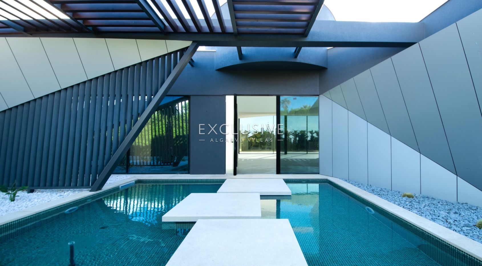 Buy 4 bedroom contemporary villa with pool and stunning sea views in Carvoeiro, Algarve