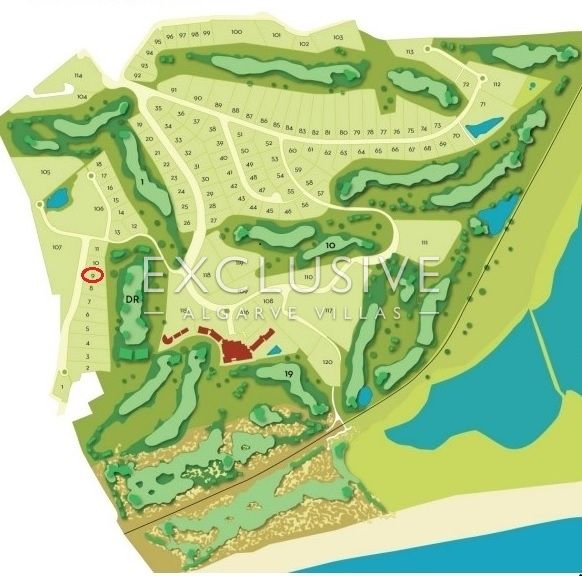 Plot for construction, stunning sea views, on Palmares golf course, Lagos, Algarve