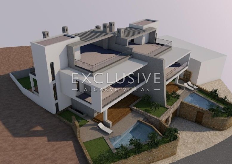 Modern 3 bedroom semi-detached villa with pool, Sta Barbara de Nexe, Algarve